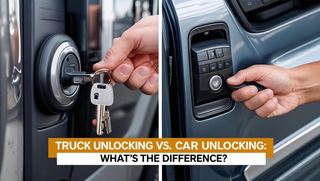 Truck unlocking vs car unlocking Edmonton