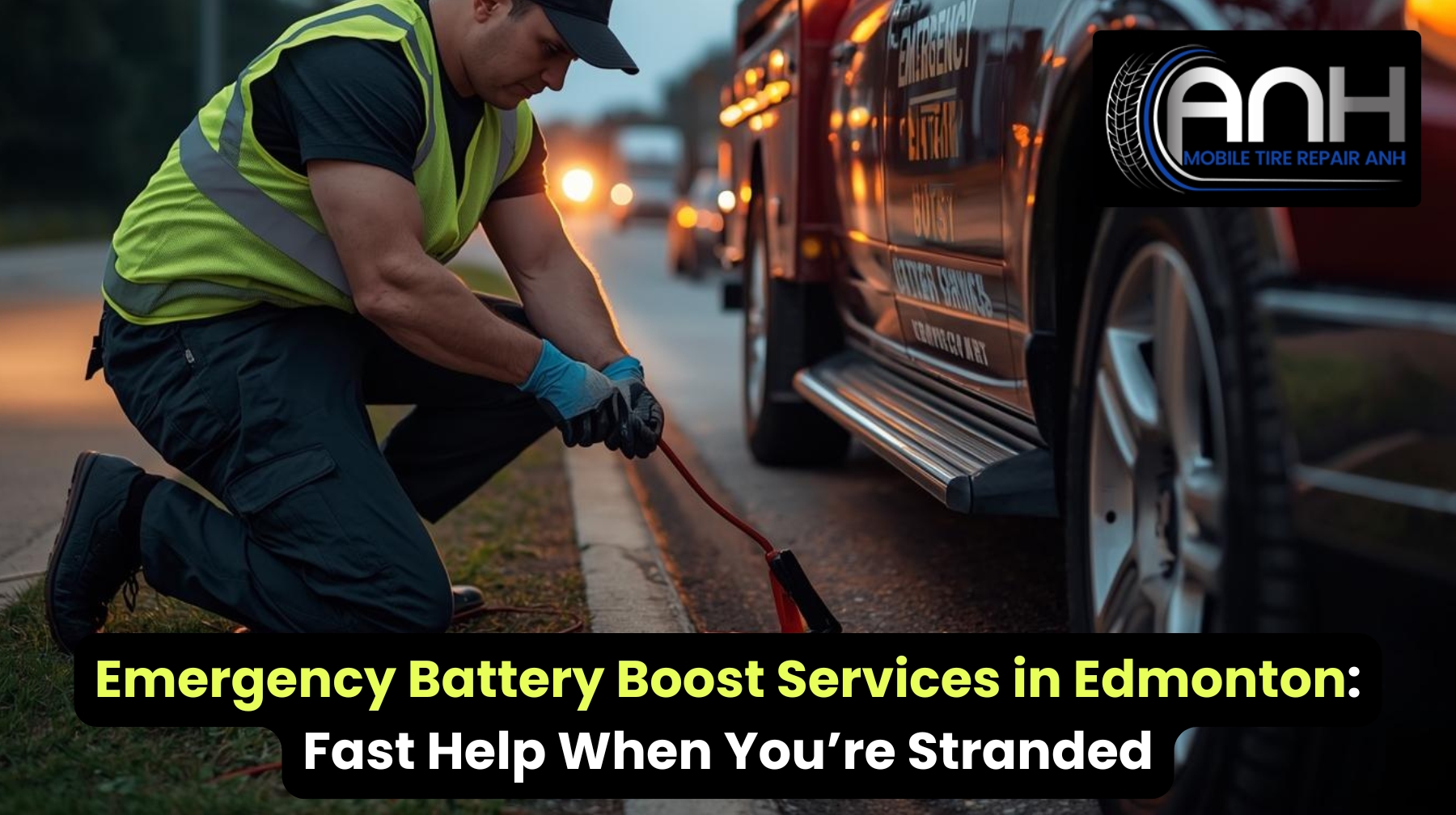 Emergency Battery Boost Services Edmonton roadside assistance